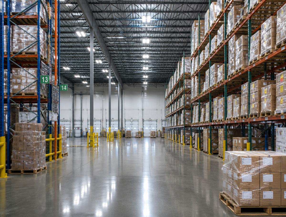 Distribution warehouse interior